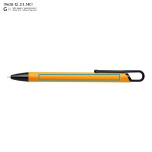 Stylo SOFI soft touch jaune personnalisable gravure | Apothiclick