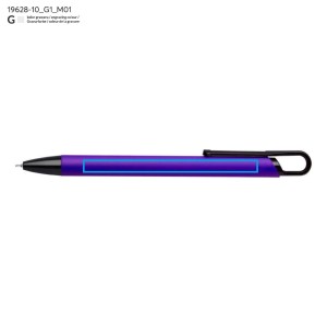 Stylo SOFI soft touch Violet personnalisable gravure | Apothiclick