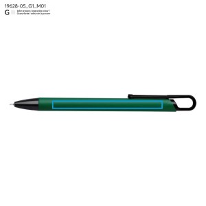 Stylo SOFI soft touch vert personnalisable gravure | Apothiclick