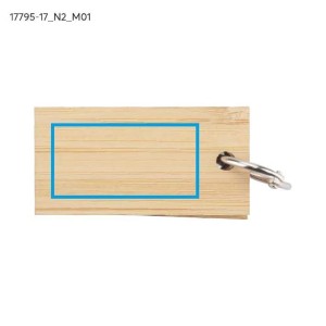 Mémos autocollants porte-clés POLA bambou personnalisable | Apothiclick