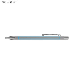 Stylo GOMA gris soft touch encre noire personnalisable | Apothiclick