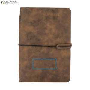 Carnet RETRO A5 marron personnalisable avec carnets amovibles | Apothiclick