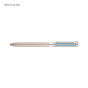 Stylo gel GELLE champagne encre noire personnalisable gravure | Apothiclick