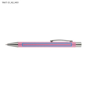 Stylo GOMA rose soft touch personnalisable gravure | Apothiclick