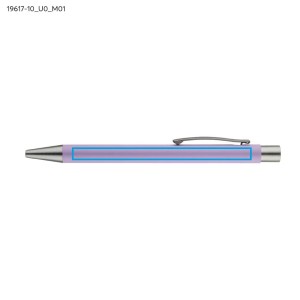 Stylo GOMA violet soft touch personnalisable gravure | Apothiclick