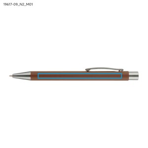 Stylo GOMA marron soft touch personnalisable gravure | Apothiclick