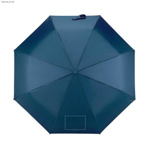 Parapluie pliant REGO bleu marine automatique personnalisable DTF | Apothiclick