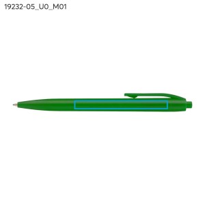 Stylo à bille BASIC vert personnalisable impression | Apothiclick