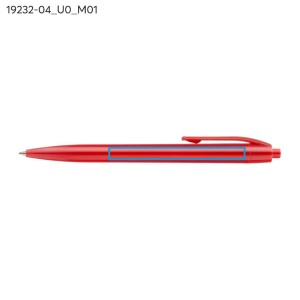 Stylo à bille BASIC rouge personnalisable impression | Apothiclick