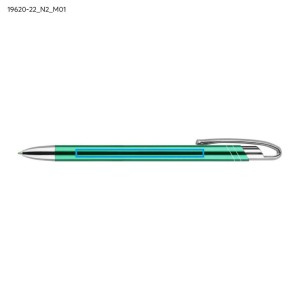 Stylo métal AVALO turquoise personnalisable gravure | Apothiclick