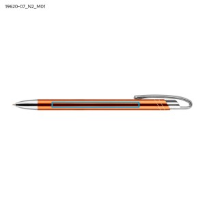 Stylo métal AVALO orange personnalisable gravure | Apothiclick