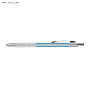 Stylo aluminium RING blanc personnalisable gravure | Apothiclick