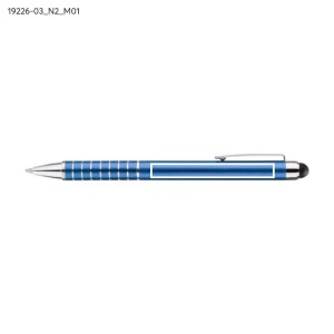 Stylet IMPACT bleu personnalisable gravure | Apothiclick