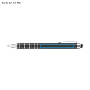 Stylet IMPACT noir personnalisable gravure | Apothiclick