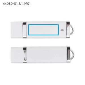 Clé USB BRIS 16 Go blanche personnalisable | Apothiclick