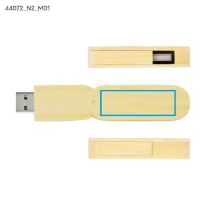 Clé USB bambou STALK 8 Go personnalisable gravure | Apothiclick