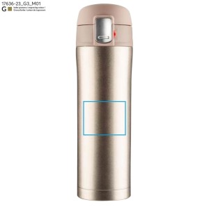 Mug isotherme LOCK 440 ml champagne personnalisable gravure | Apothiclick