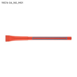 Stylo papier PINKO rouge personnalisable impression | Apothiclick