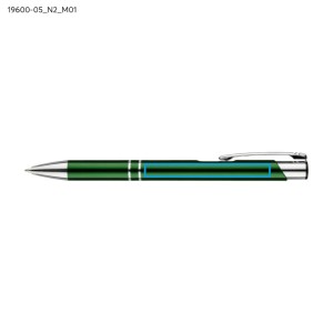 Stylo métal KOSMOS vert personnalisable gravure | Apothiclick
