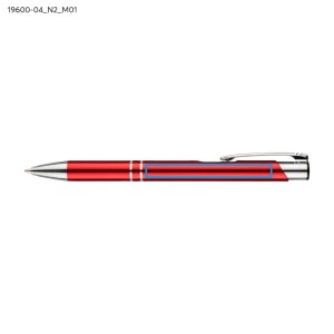 Stylo métal KOSMOS rouge personnalisable gravure | Apothiclick