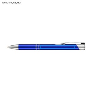 Stylo métal KOSMOS bleu personnalisable gravure | Apothiclick