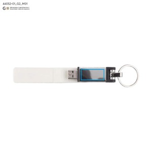 Clé USB 16 Go BUDVA blanche personnalisable gravure | Apothiclick