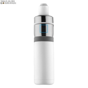 Gourde thermique BREEZE 500 ml blanche gravée | Apothiclick