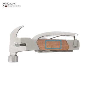 Outil multifonction HAMER pince marteau bois gravé | Apothiclick