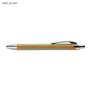 Stylo bambou PURE marron personnalisable impression | Apothiclick