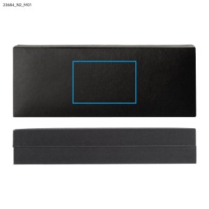 Étui double E23 noir personnalisable tampographie | Apothiclick