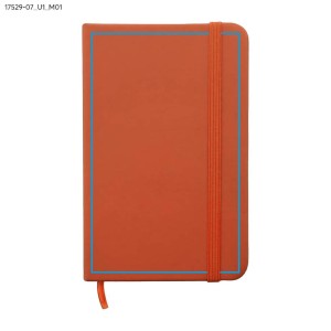 Carnet A6 VITAL orange personnalisable impression | Apothiclick