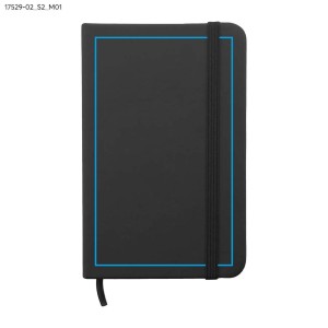 Carnet A6 VITAL noir personnalisable impression | Apothiclick