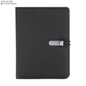 Conférencier A5 HOOK noir personnalisable gravure | Apothiclick