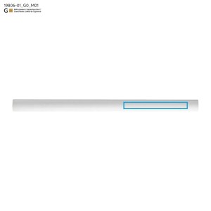 Crayon charpentier BOB blanc mine F personnalisé | Apothiclick