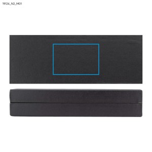 Étui stylo E6 noir personnalisable tampographie | Apothiclick