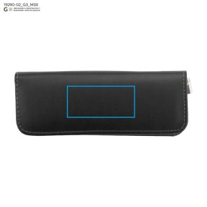 Coffret écriture ELEGANCE noir gravé personnalisé | Apothiclick