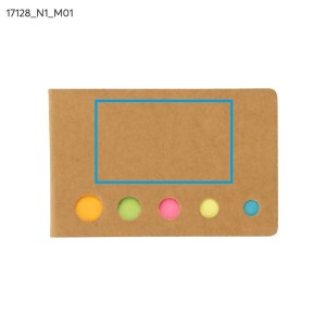 Mémos autocollants STUDY beige personnalisés tampographie | Apothiclick