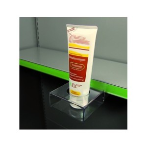 PRÉSENTOIR À TUBE POUR DEVANT DE TABLETTE RAYON