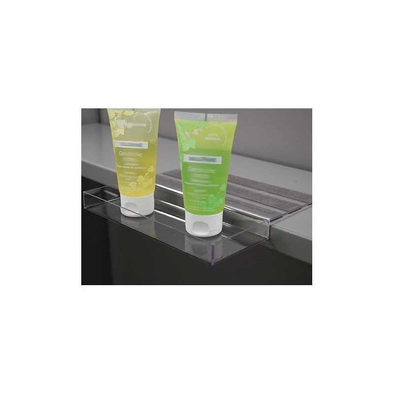 Tablette de mise en avant (plateau) – Présentoir produit phare en PET transparent – Profondeur 8 cm