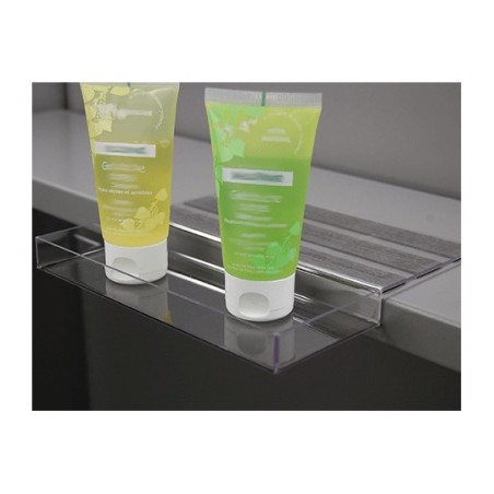 Tablette de mise en avant (plateau) – Présentoir produit phare en PET transparent – Profondeur 8 cm