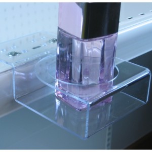 Présentoir porte-produit de facing de tablette – Porte tube Ø 6 ou Ø 8 cm