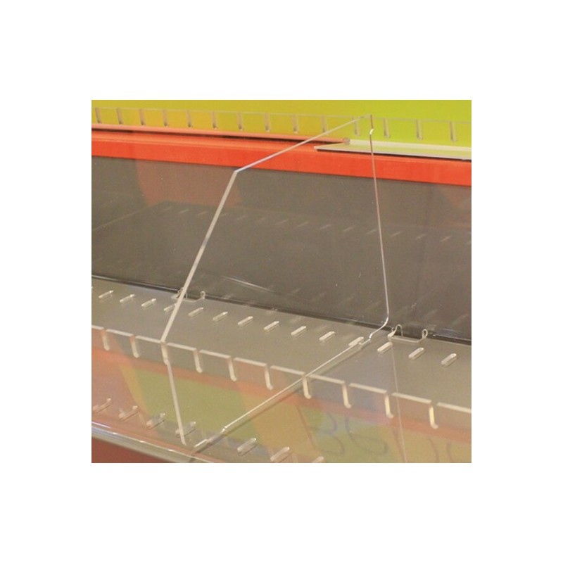 Séparateur pour bac à séparateurs modulables – Plexi transparent (modèle déposé) – À l’unité