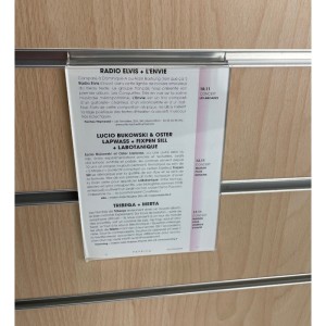 Porte-étiquette pour fond de lames – Rainure mobilier lamé – PET 1 mm ou Plexiglas 3 mm (sans étiquette)