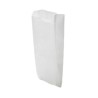 Sac en papier blanc 35 g – Spécial pharmacie – 14 + 7 × 27 cm (recyclable)