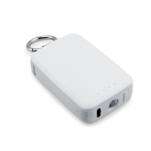 Power bank 4000 mAh, mousqueton et lampe 1W