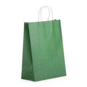 Sac cadeau papier FSC ZIBO – finition métallisée – poignées torsadées