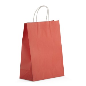 Sac cadeau papier FSC ZIBO – finition métallisée – poignées torsadées