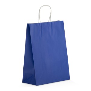 Sac cadeau papier FSC ZIBO – finition métallisée – poignées torsadées