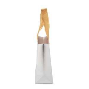 Sac cadeau premium DUNA moyen – papier épais + poignées toile – personnalisable