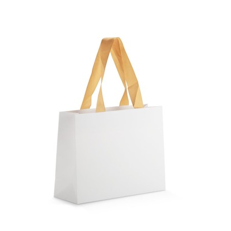 Sac cadeau premium DUNA moyen – papier épais + poignées toile – personnalisable